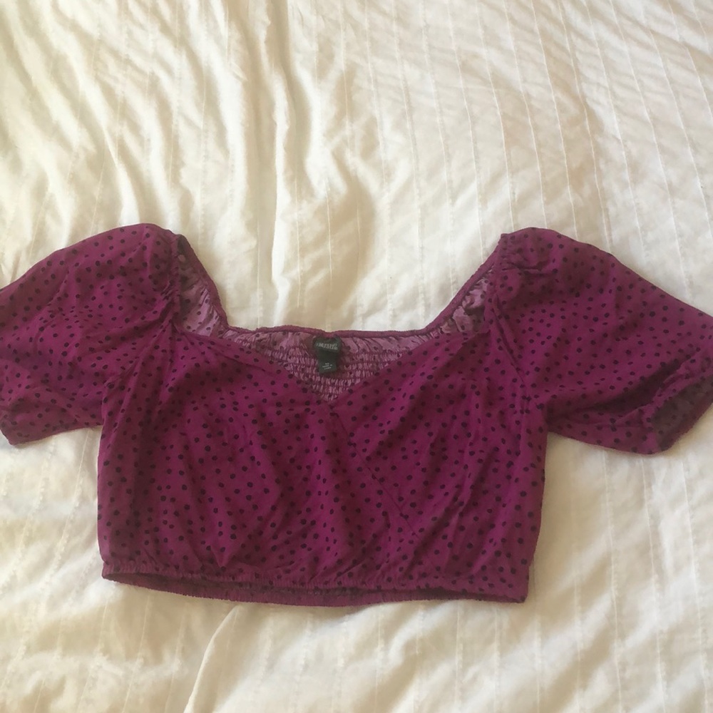 Retro crop top